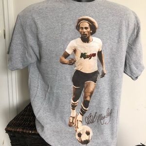 “Bob Marley Playing Soccer”